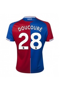 Crystal Palace Cheick Doucoure #28 Jalkapallovaatteet Kotipaita 2023-24 Lyhythihainen